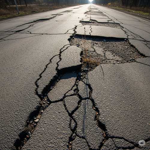 penyebab kerusakan jalan