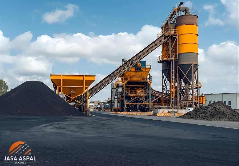 cara mengitung kebutuhan aspal